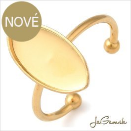 Základ na prsteň s lôžkom CHIRURGICKÁ OCEĽ 8x16mm, 1ks (CH1778g)